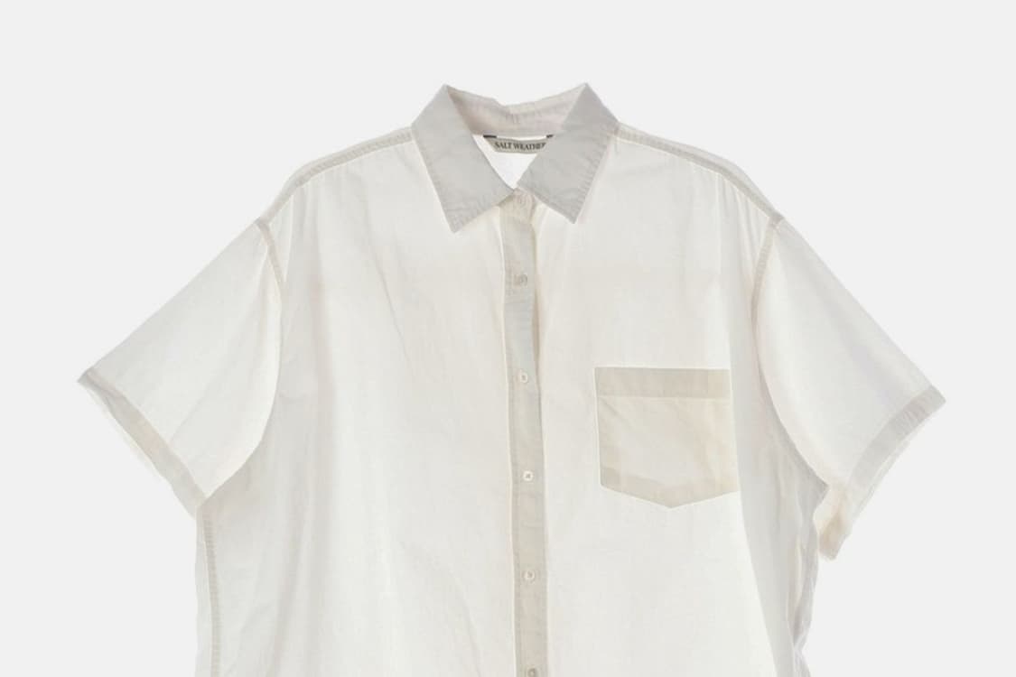 SALT WEATHER 솔트웨더 워시드 반팔 셔츠 F 상품이미지3