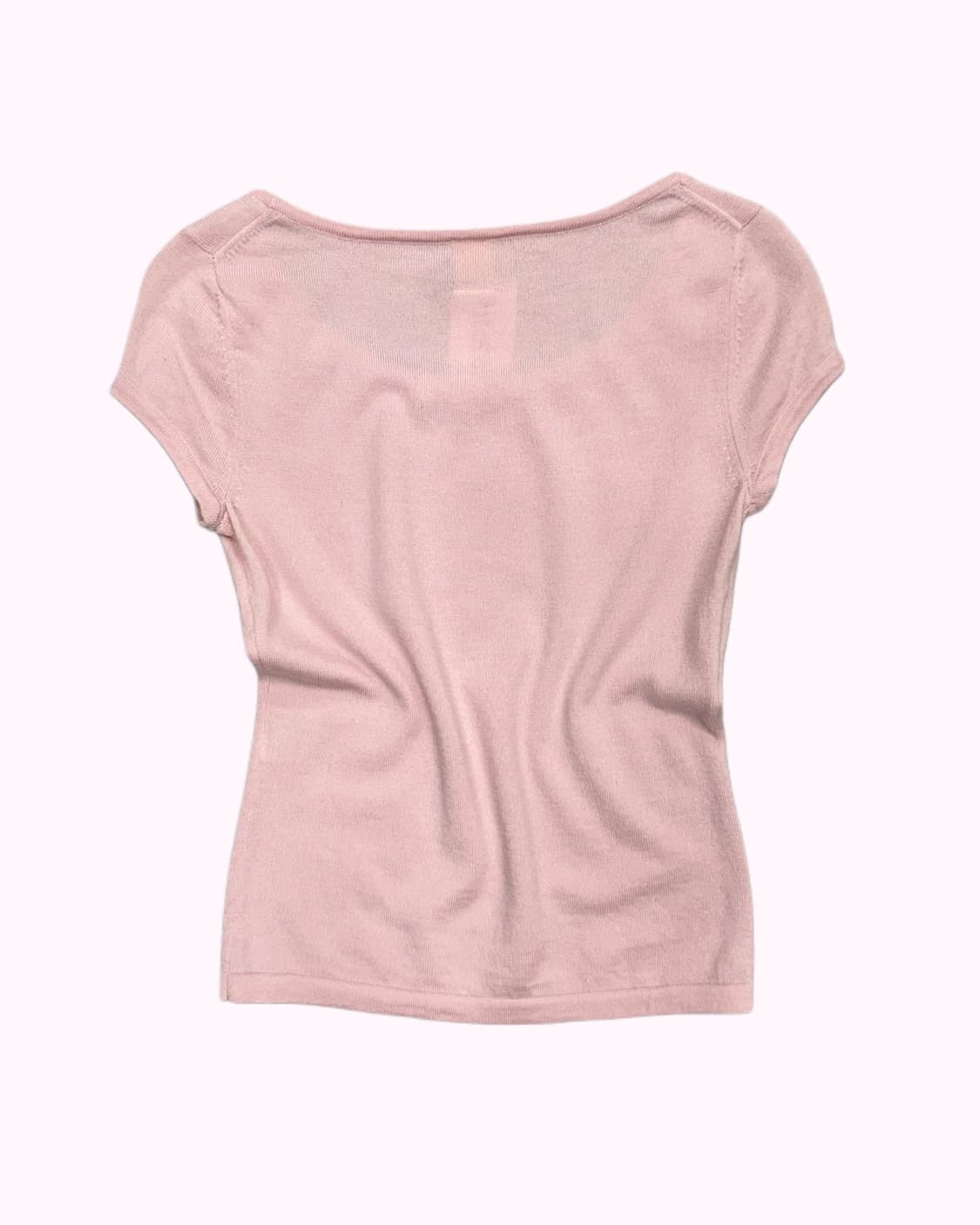 pink wool bids knit t-shirt 상품이미지4