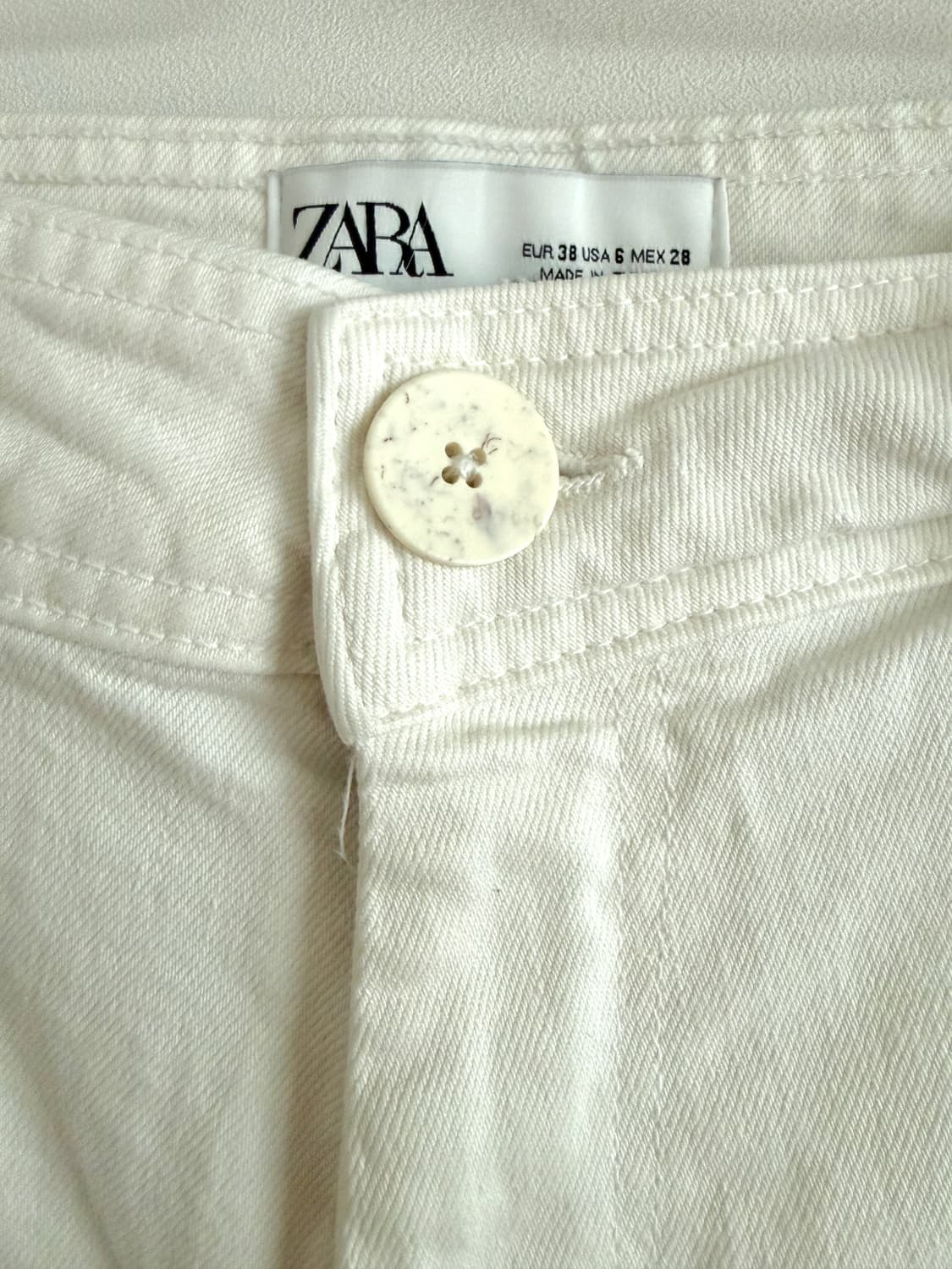 자라(ZARA) 화이트 팬츠 상품이미지5
