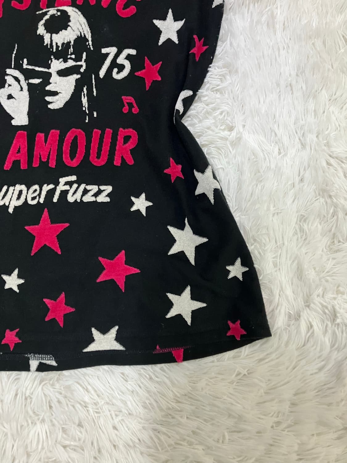 히스테릭 글래머 블랙 스타 반팔 1053 y2k 스트릿 갸루 펑키 일본빈 상품이미지4