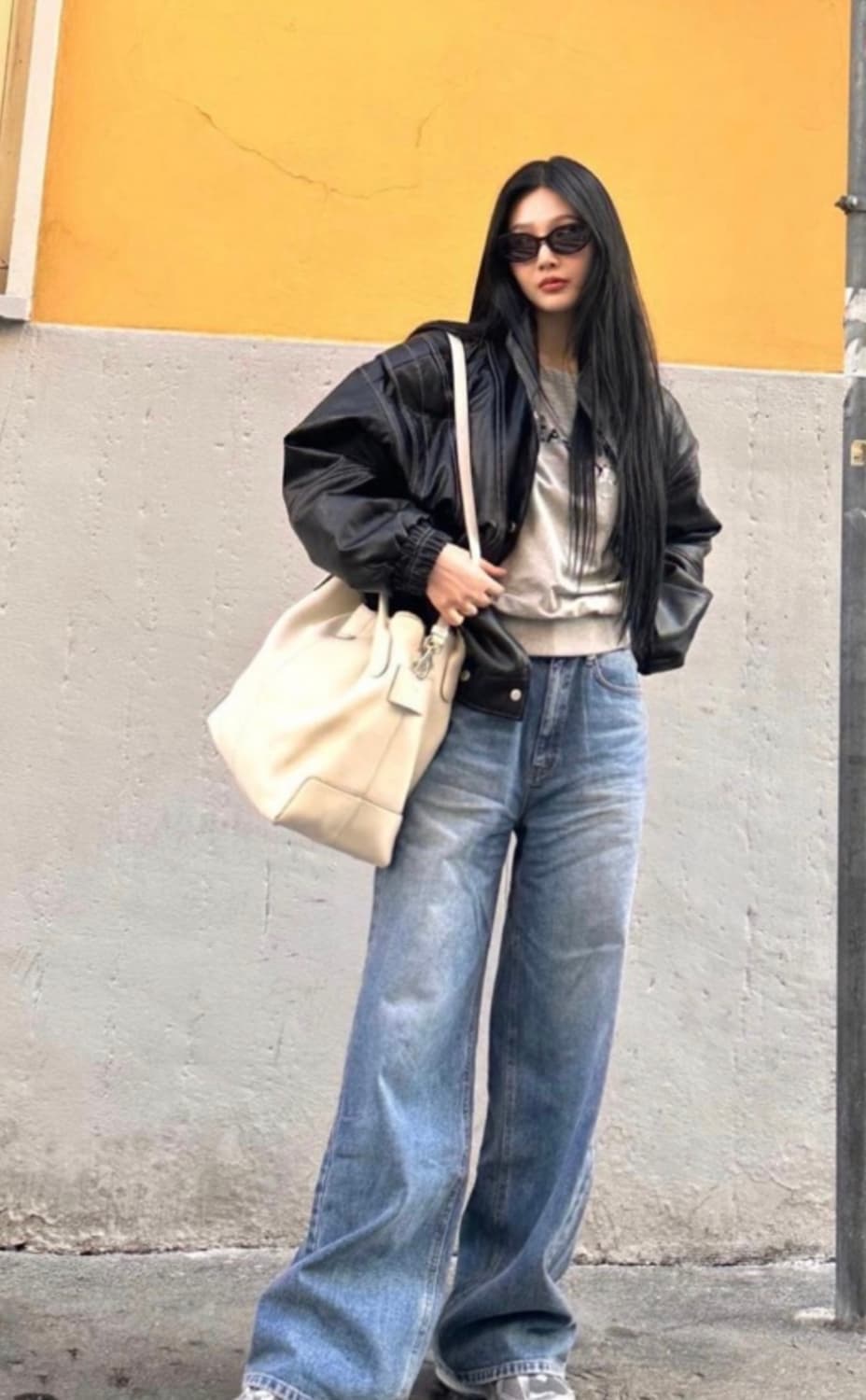 (레드벨벳 조이 착용) 쓰리타임즈 카이 레더자켓 상품이미지3