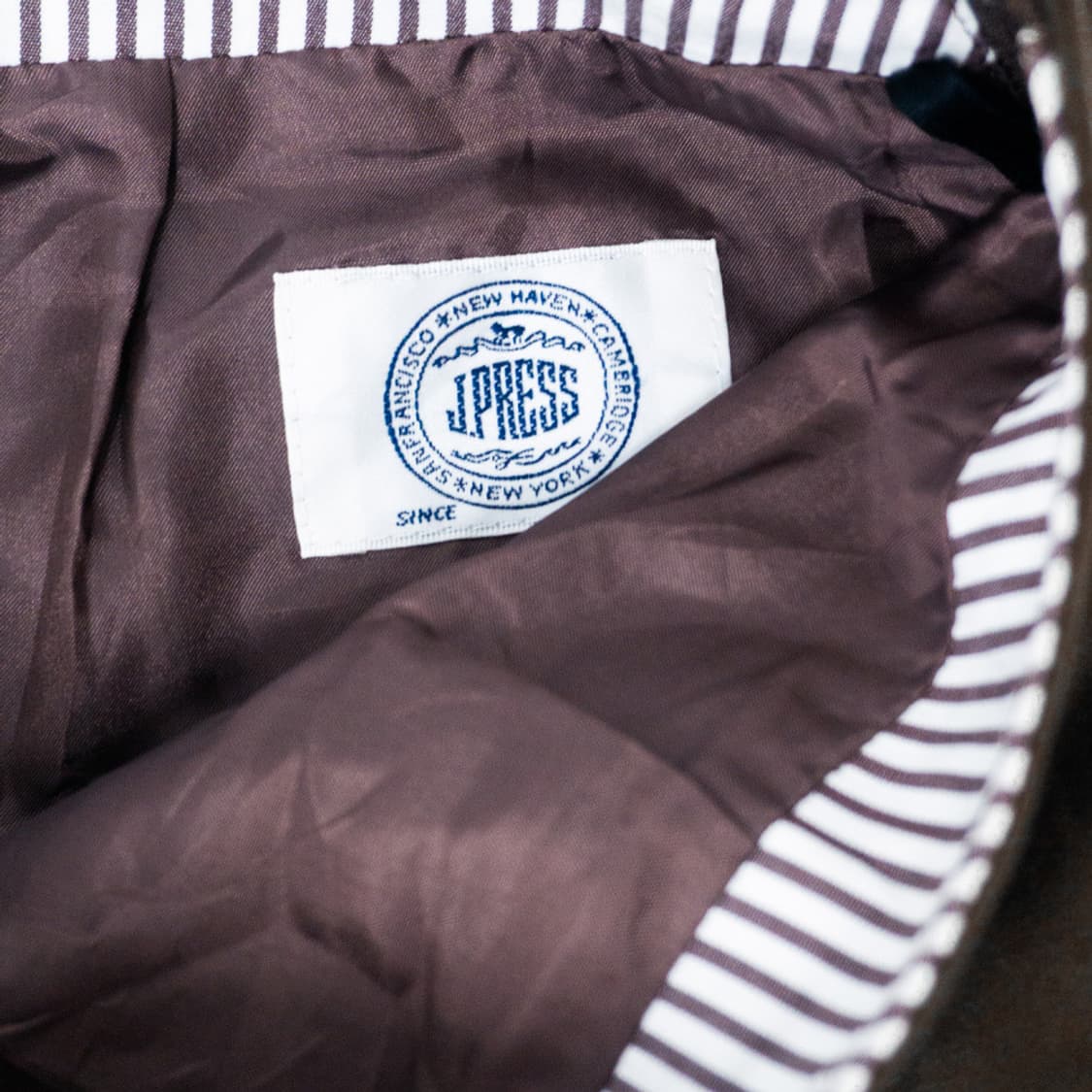 [J.PRESS] 브라운 스웨이드 스트레이트 스커트 상품이미지9