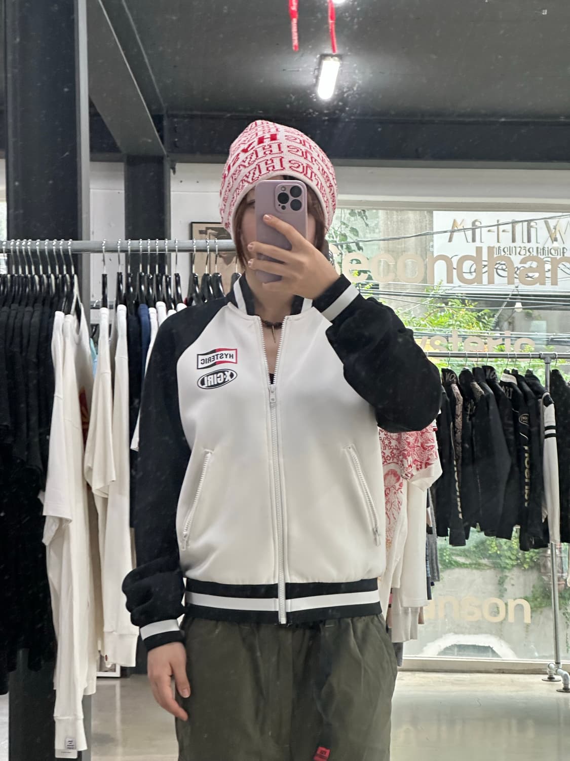 히스테릭글래머 x X-Girl 져지 집업자켓 상품이미지3