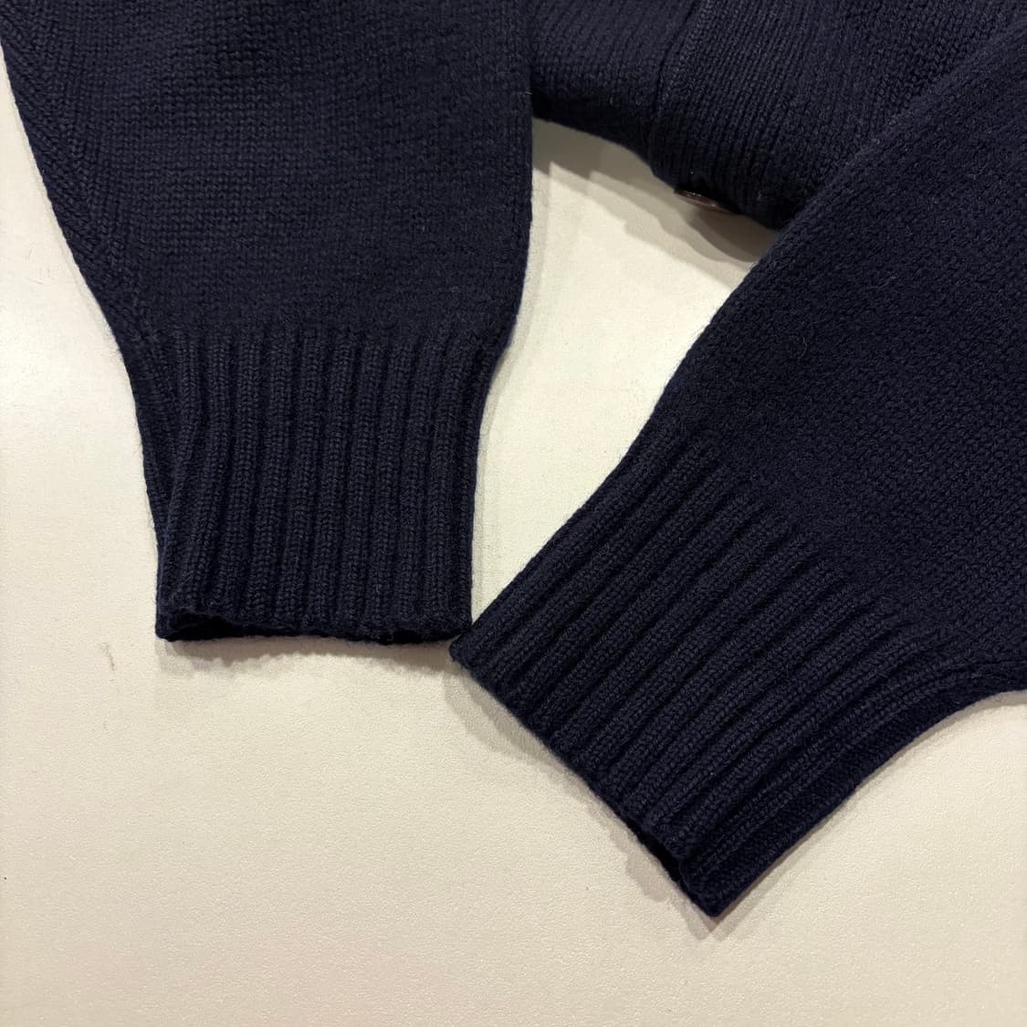 [100] 빈폴 네이비 니트 가디건 D257 상품이미지5