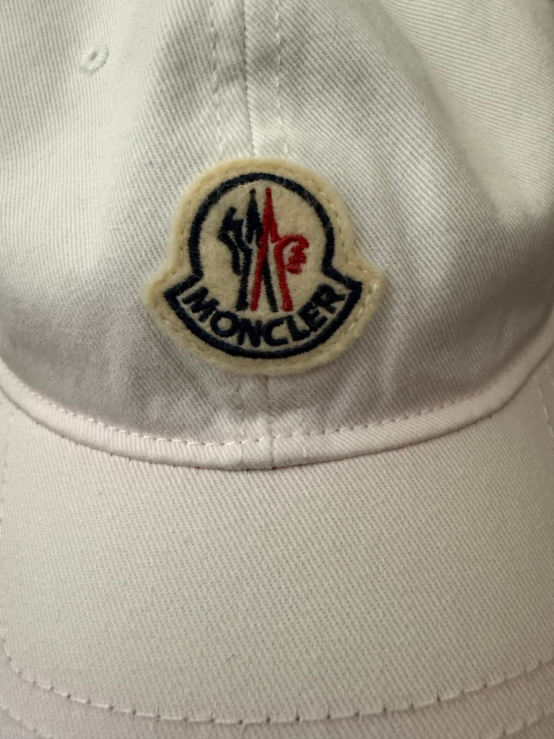 몽클레르 로고 캡 모자 화이트 (BERRETTO BASEBALL) 상품이미지7