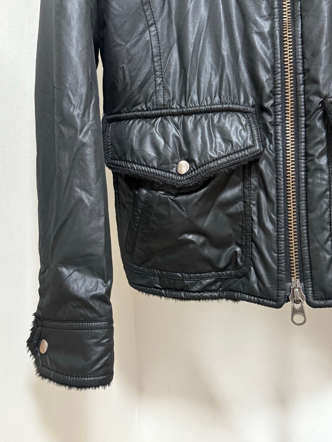 TAKEO KIKUCHI detail fur two-way zip-up  상품이미지3