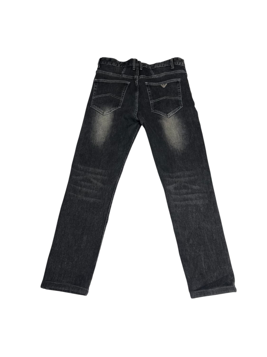 알마니 빈티지 워싱 블랙 데님 팬츠 34 상품이미지2
