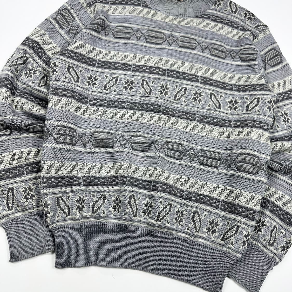 VTG 빈티지 재팬 노르딕 케이블 니트 (L) 상품이미지3