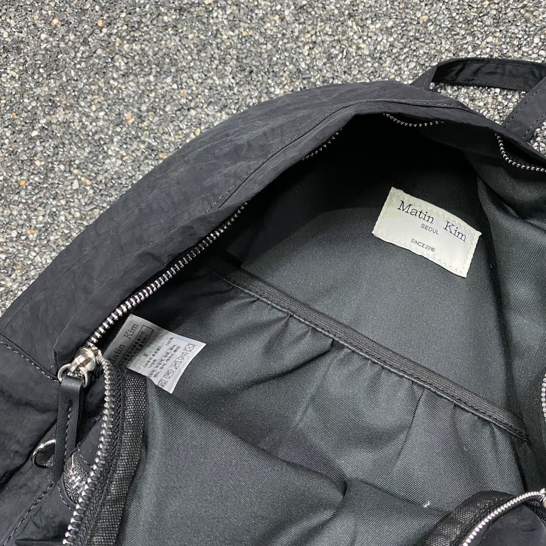 마뗑킴 카고 올 데이 백팩 블랙 B4144 상품이미지5