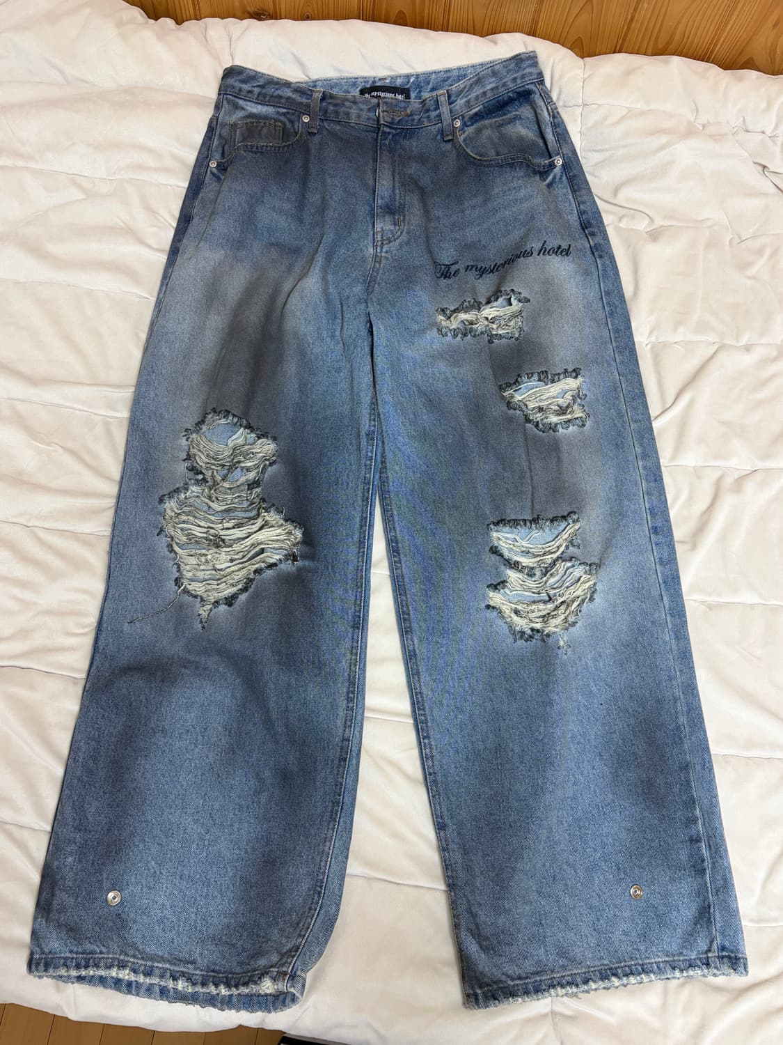 미스테리어스호텔 DIRTY WASHED DENIM 상품이미지6