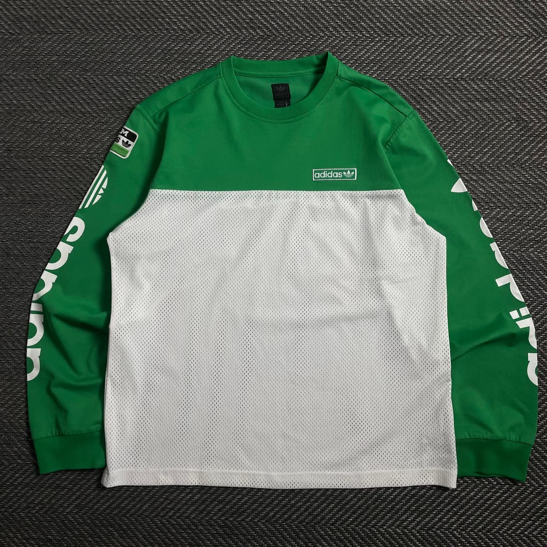 아디다스 올드스쿨 스펠로고 메쉬 트레이닝 탑o 4232 상품이미지1