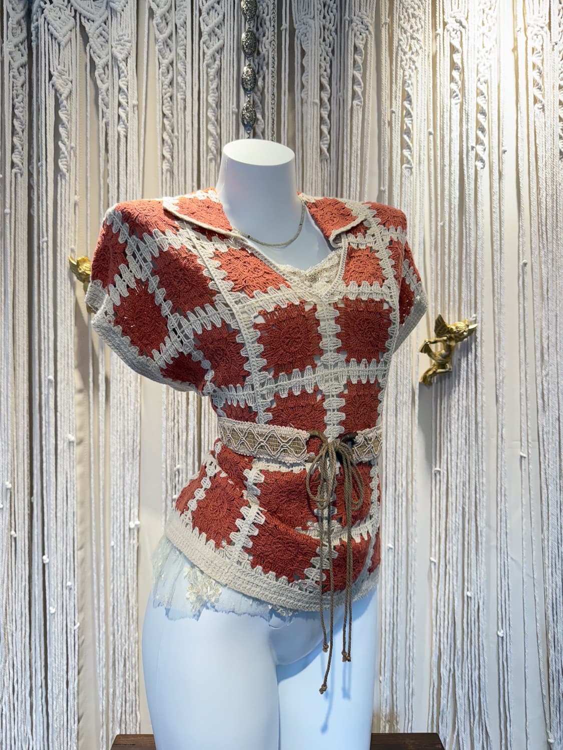 Floral Crochet Knit 0085 상품이미지1