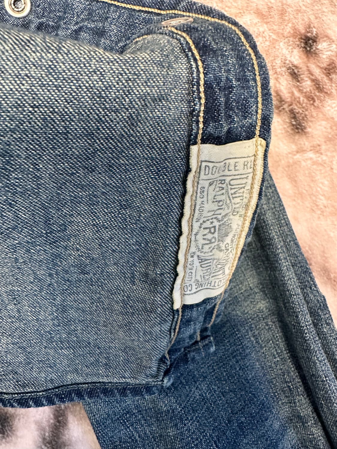 rrl 중청 웨스턴 셔츠 다크워시 m 상품이미지4