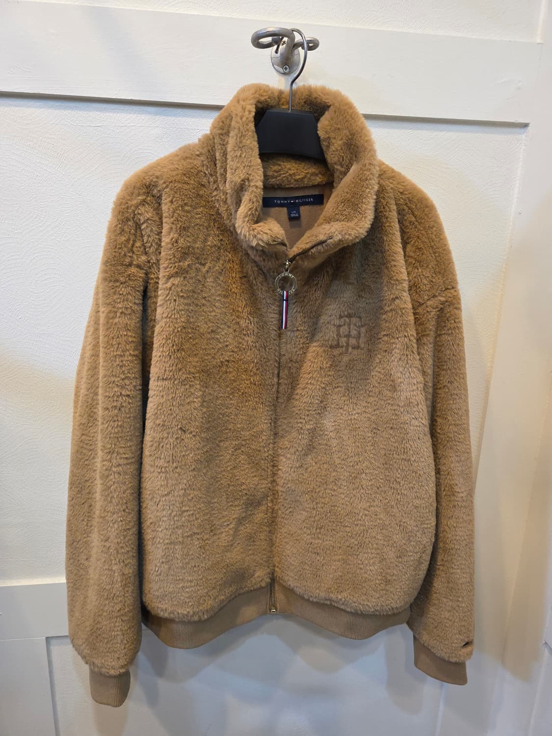 타미힐피거 브라운 테디자켓 L/G 사이즈 상품이미지1