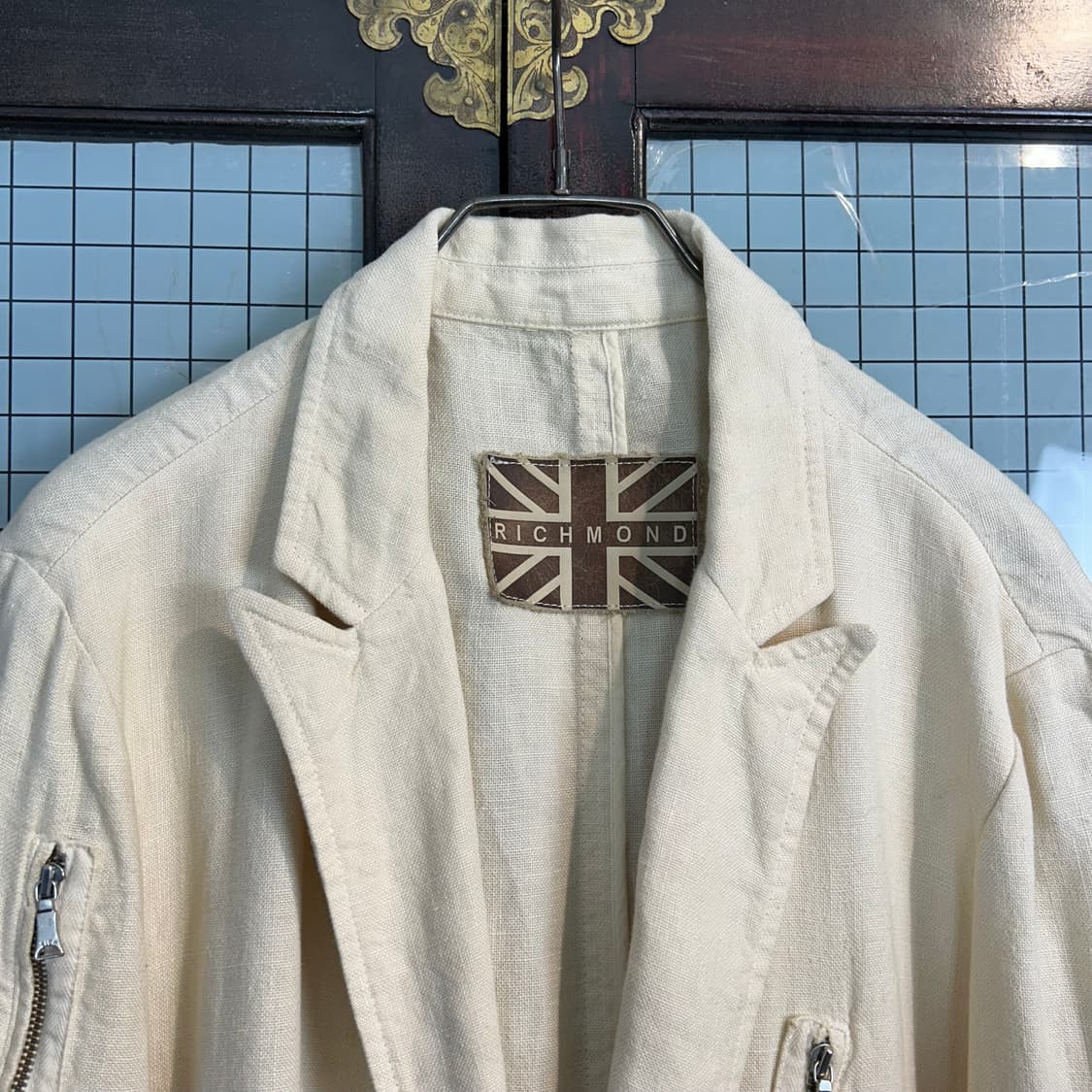 존 리치몬드 린넨 블레이저 상품이미지5