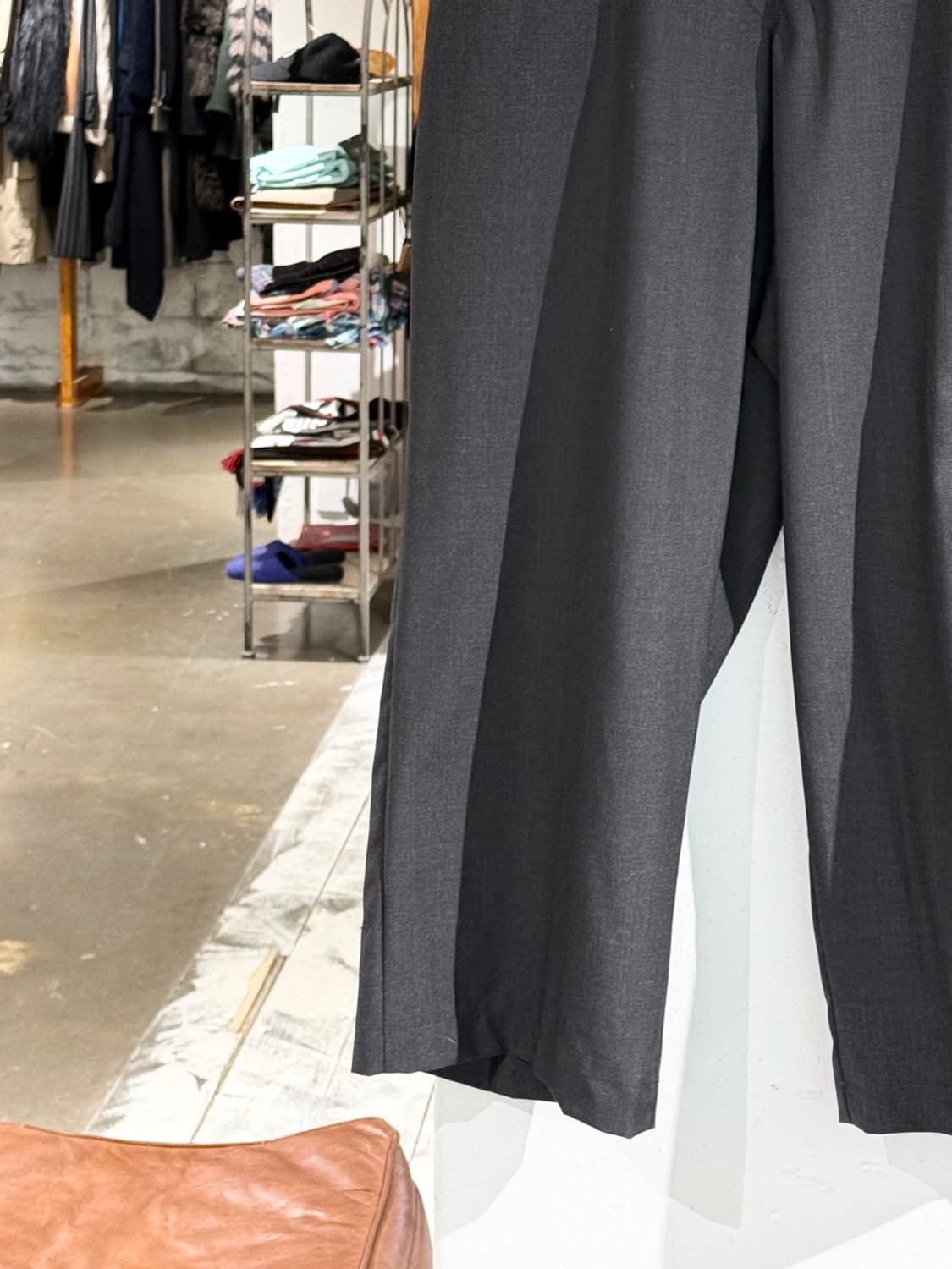 프라다 블랙 버진 울 슬랙스 팬츠 상품이미지4