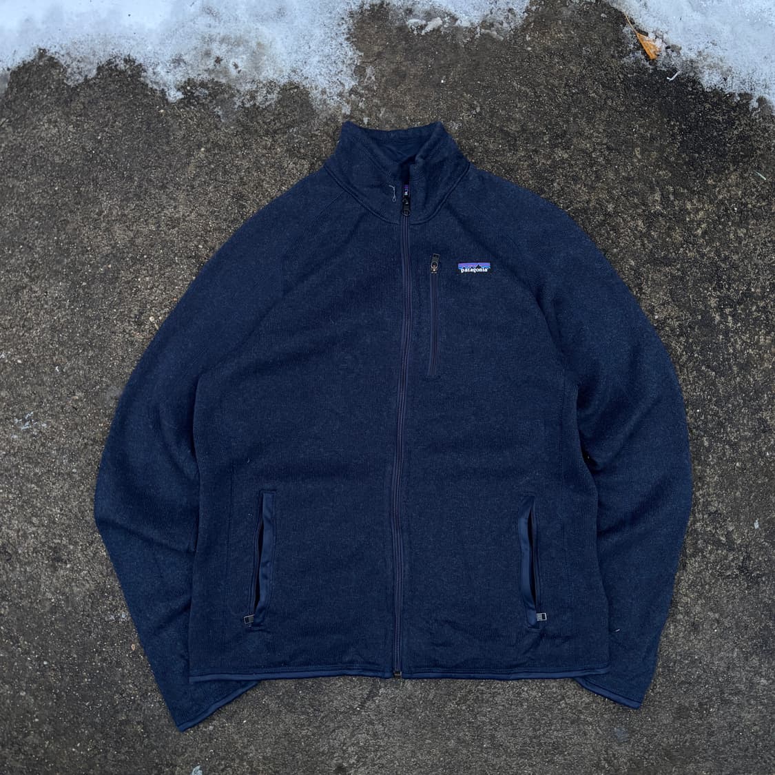 빈티지 파타고니아 네이비 플리스 집업 상품이미지1