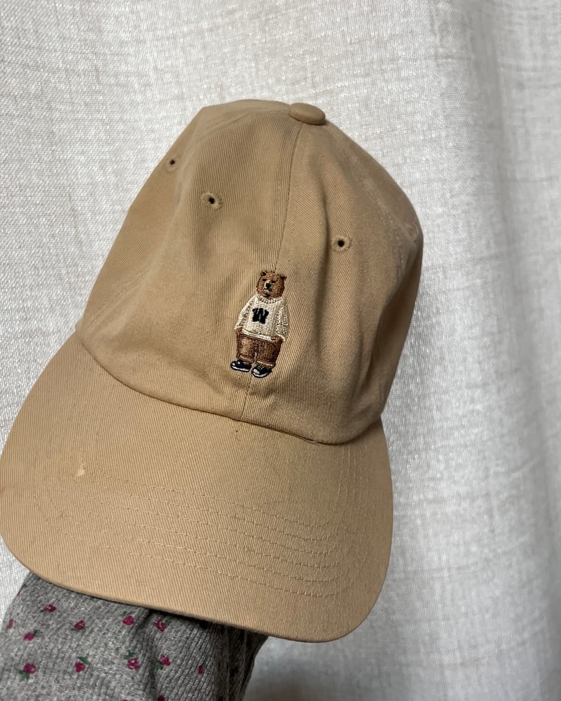 스파오 스티브 볼캡 모자 베이지 상품이미지1