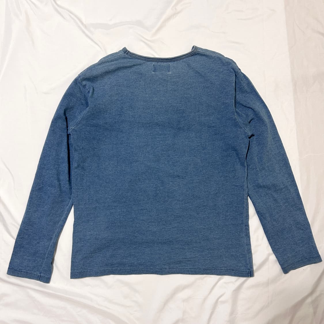 빈티지 패치워크 코튼 긴팔티셔츠 상품이미지10