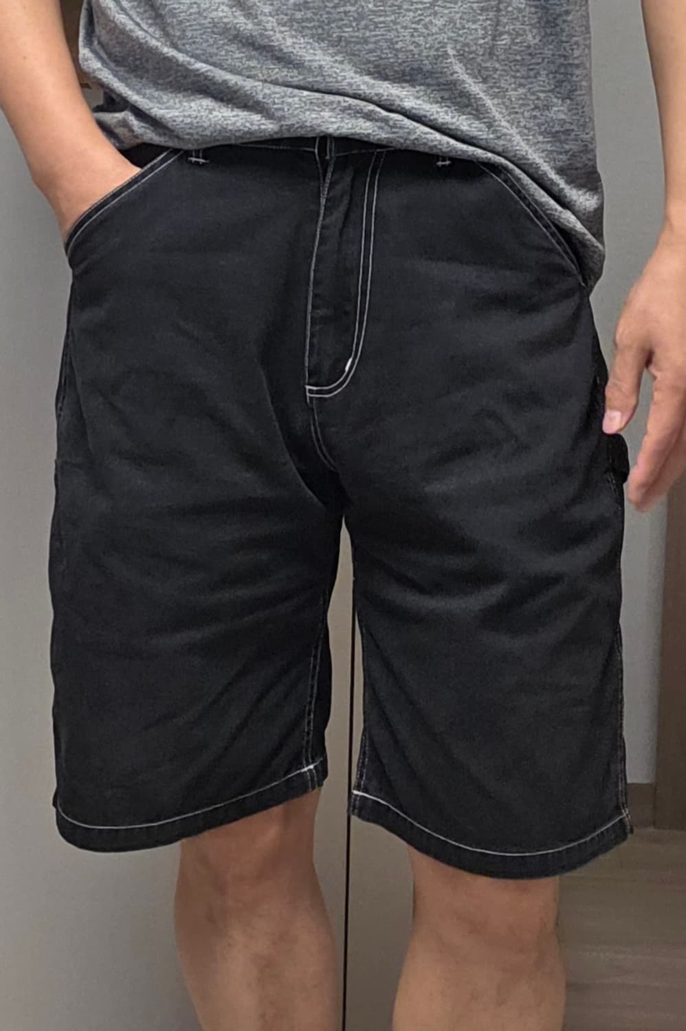 벤 데이비스 버뮤다 팬츠 블랙 칼라 32 (L) 반바지 상품이미지1