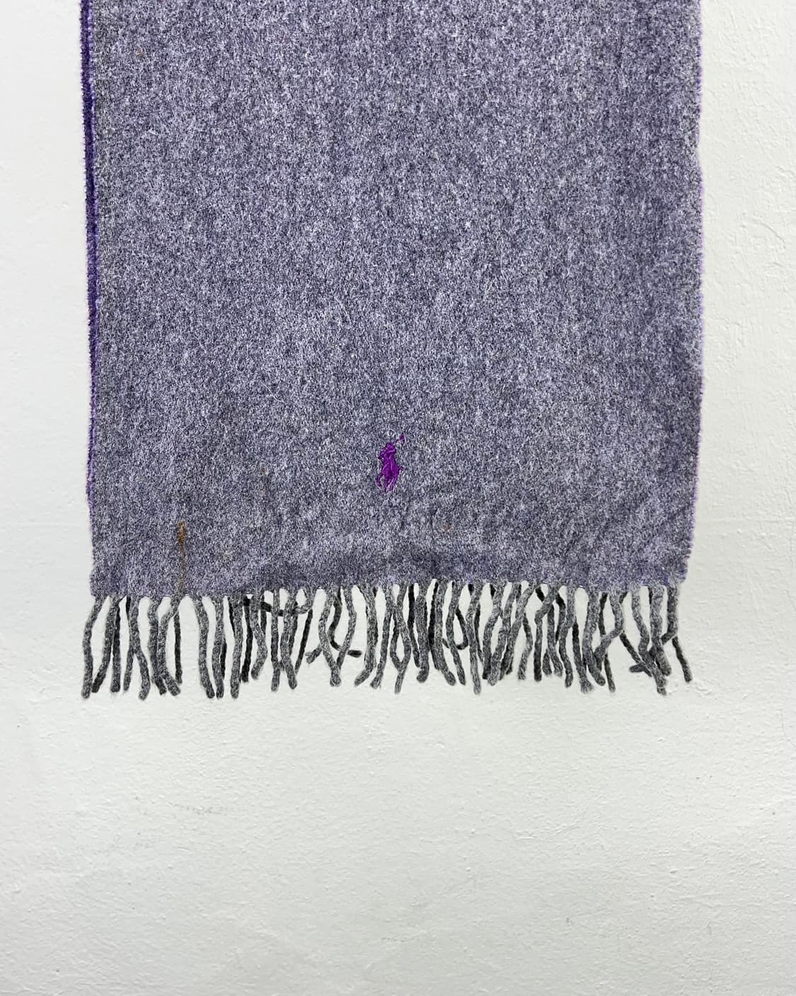 폴로 랄프로렌 투 페이스 프린지 울 머플러 상품이미지6