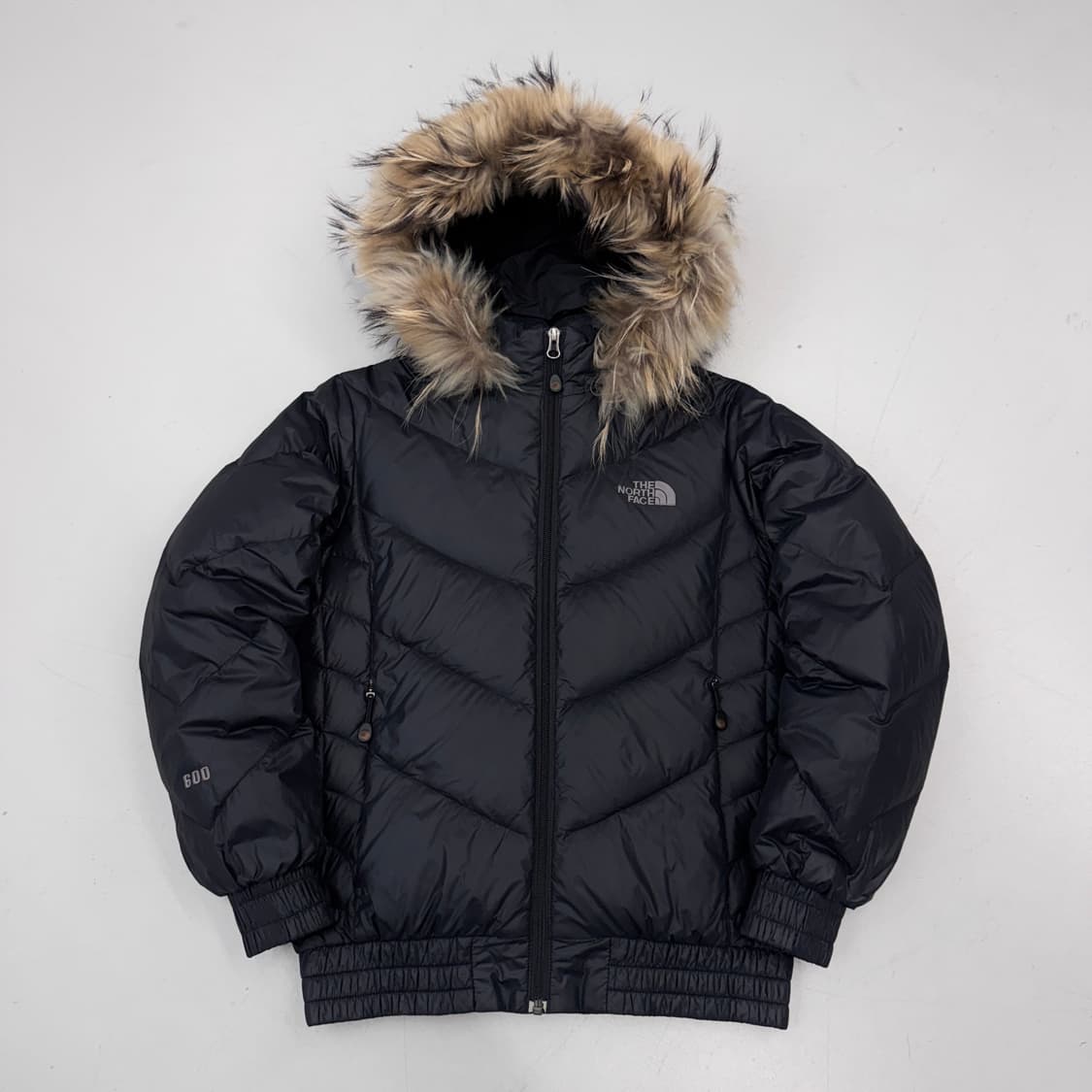 노스페이스 라쿤 퍼 구스다운 패딩 블랙 상품이미지2