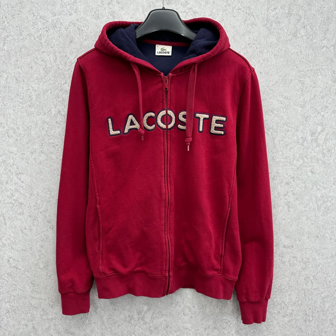 100 라코스테 남자 빅로고 후드집업 상품이미지1