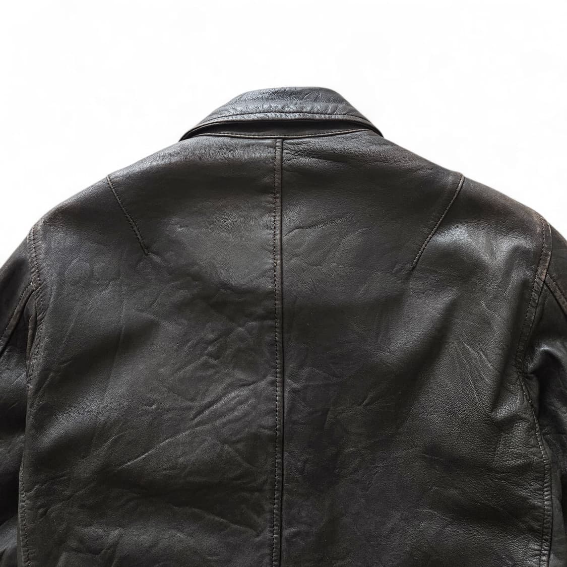 사쥬드크레 항공 라이더 가죽 자켓 상품이미지7