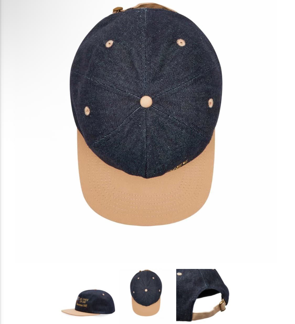 Manresa Men's Denim Free 6 Panel Cap 데님 상품이미지2