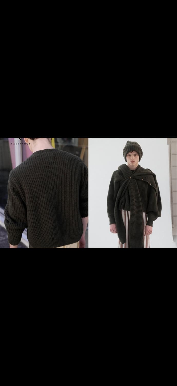 Baserange 베이스레인지 우먼 메아 가디건 포레 M 상품이미지3