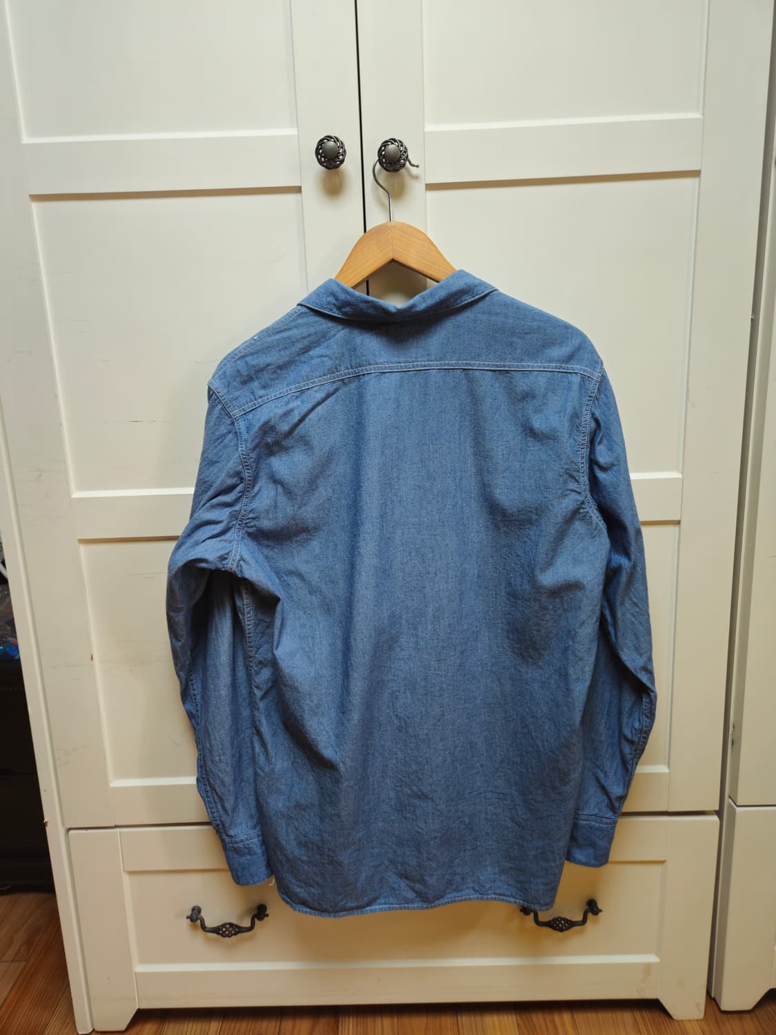 브론슨 USN 샴브레이셔츠 데님셔츠 42사이즈 상품이미지4