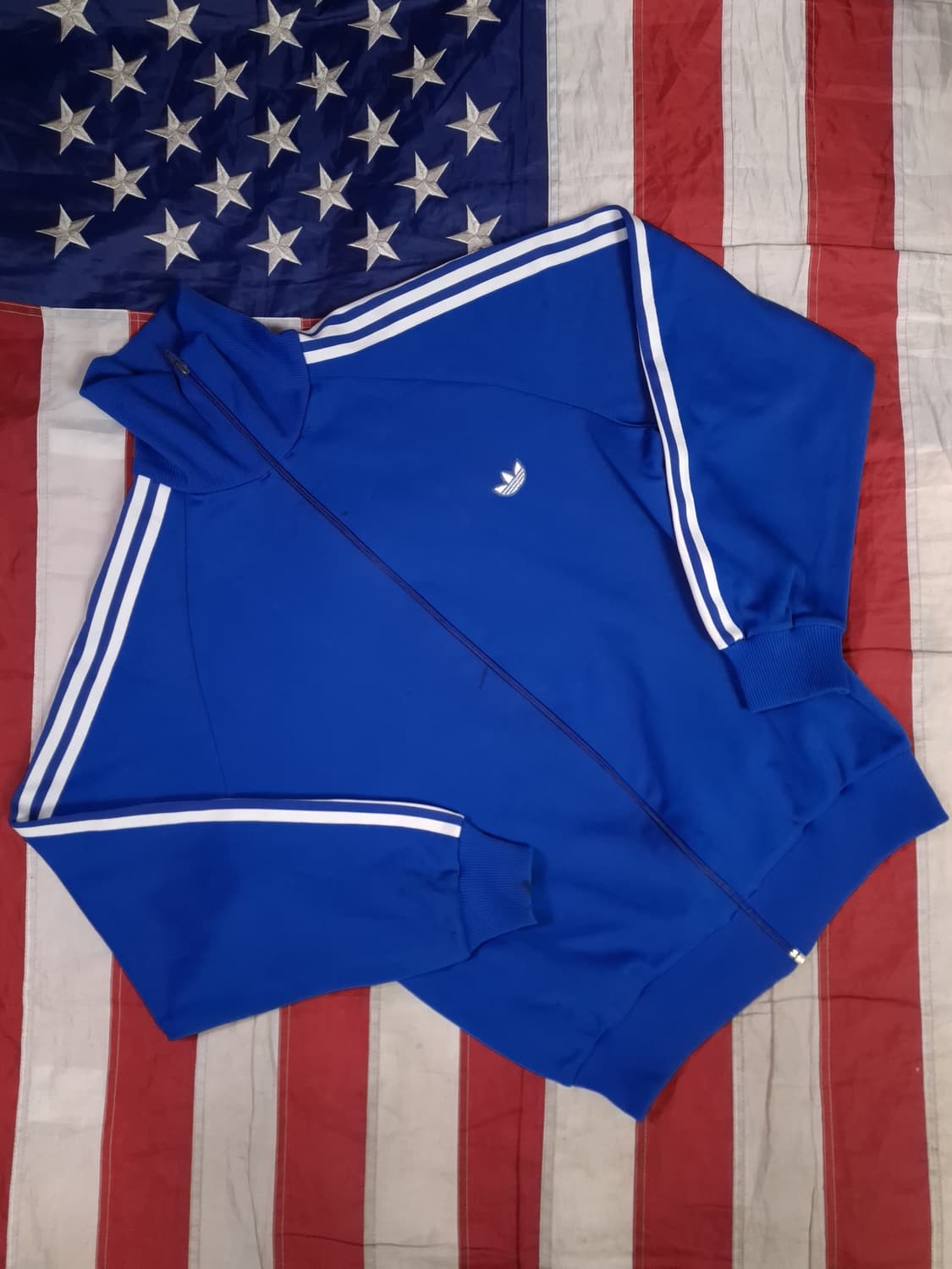 오리지날 80's 서독제 일본판 블루 트랙탑져지 상품이미지1