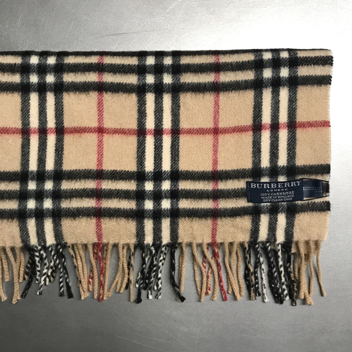 버버리 정품 캐시미어 머플러 베이지 상품이미지3