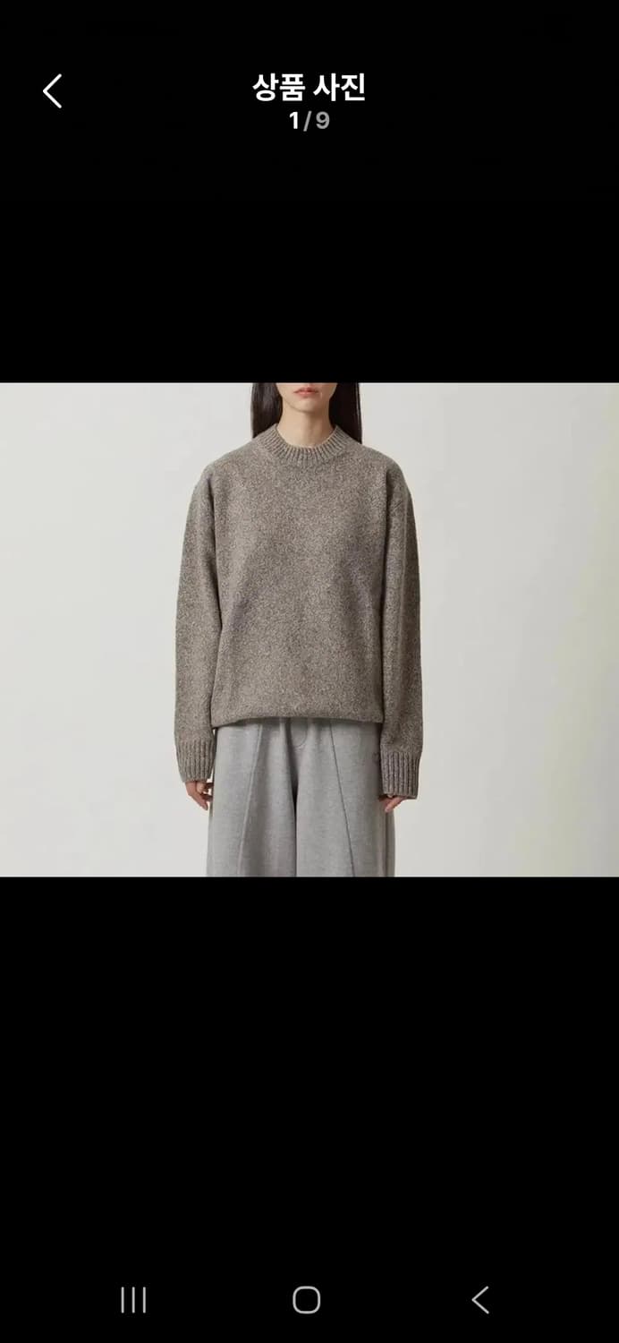 밈더워드로브  니트 스웨터 라운드넥니트 1사이즈 상품이미지1