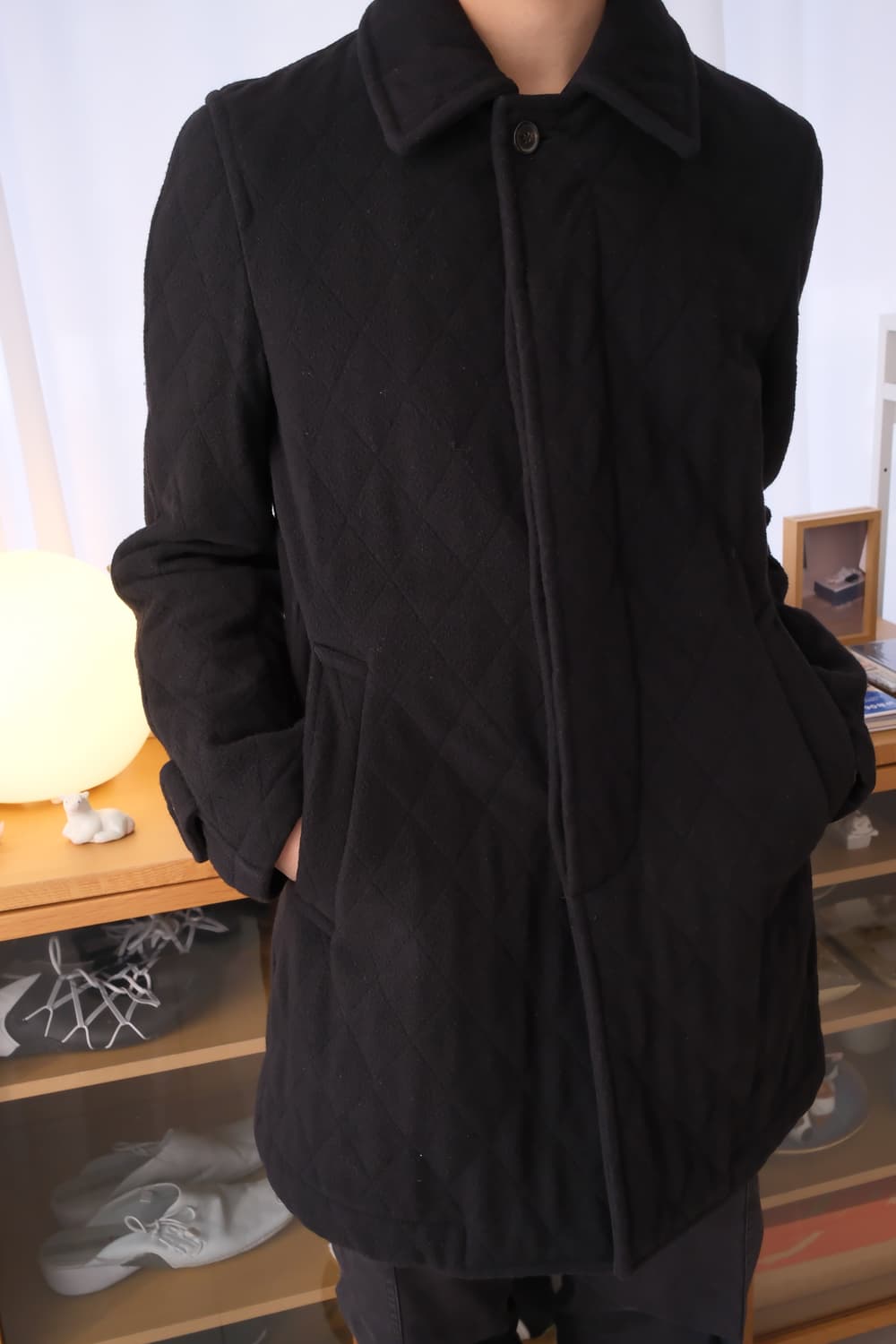 Quilted wool coat  상품이미지2