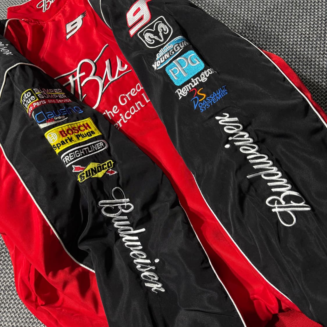 새상품 Budweiser 레이싱 점퍼 (XL/XXL) 상품이미지6