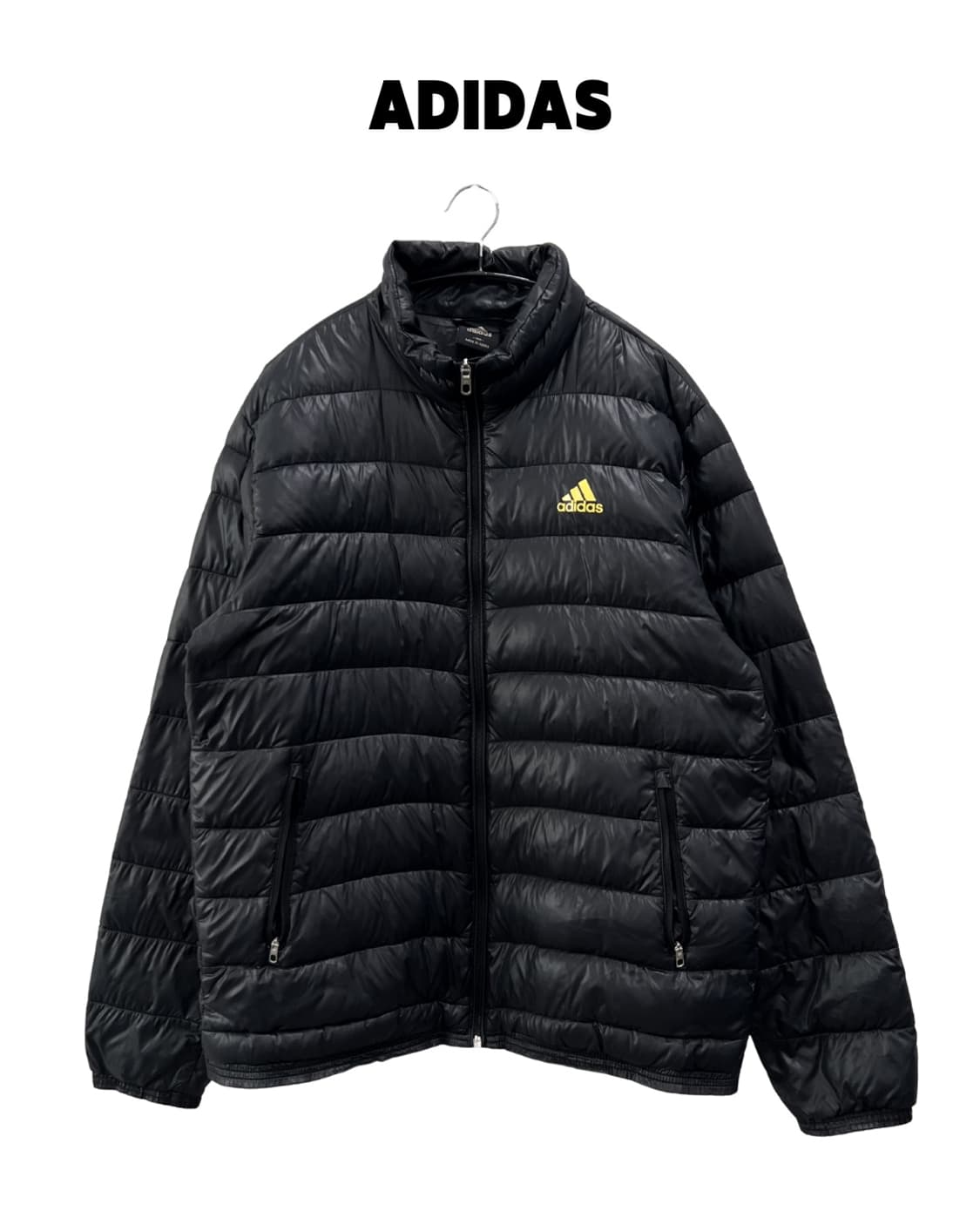 아디다스 올드스쿨 경량 패딩 블랙 상품이미지1