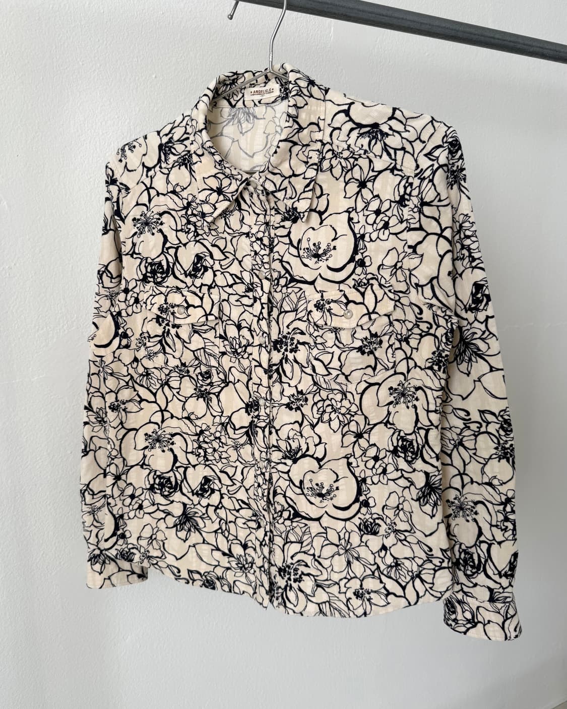 빈티지 플로랄 셔츠 상품이미지1