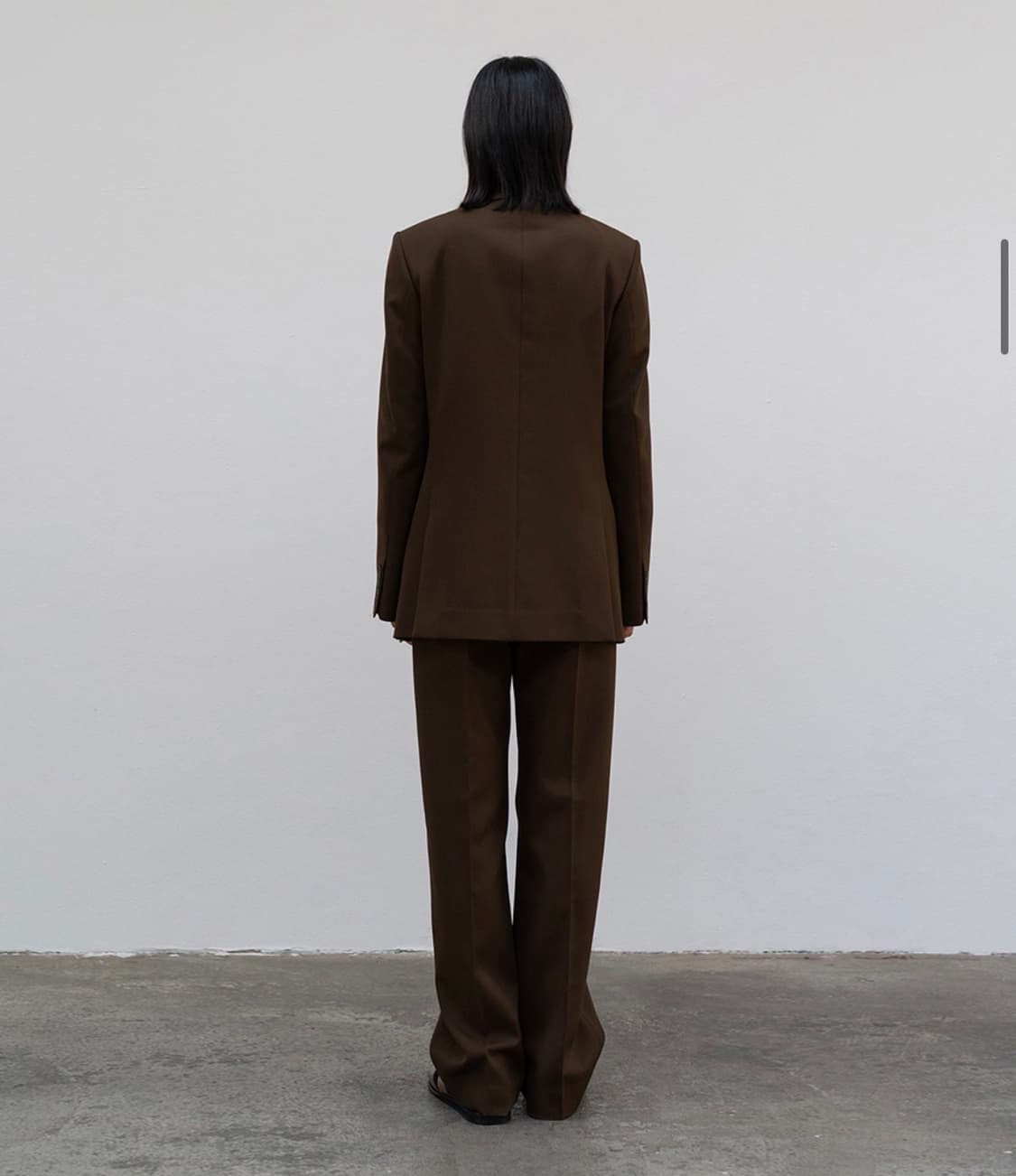 정가 45만 8천) 로우클래식 클래식 더블 블레이저 자켓 카키 상품이미지6