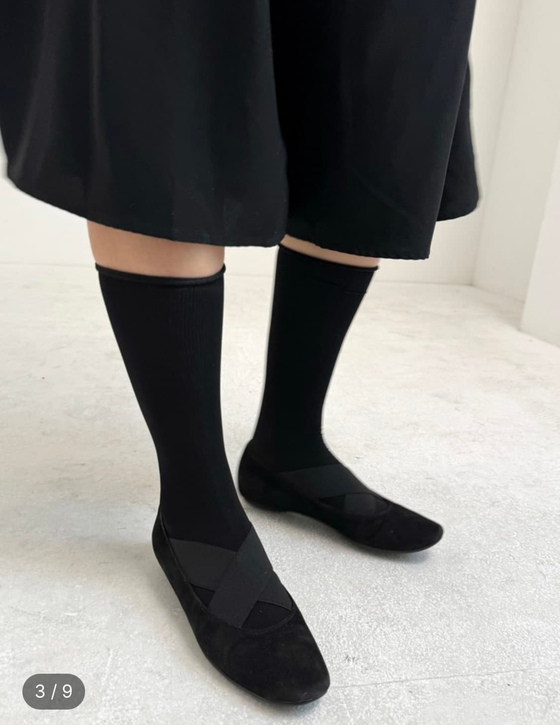 Donald J Pliner Suede Cross ElasticFlats 상품이미지3