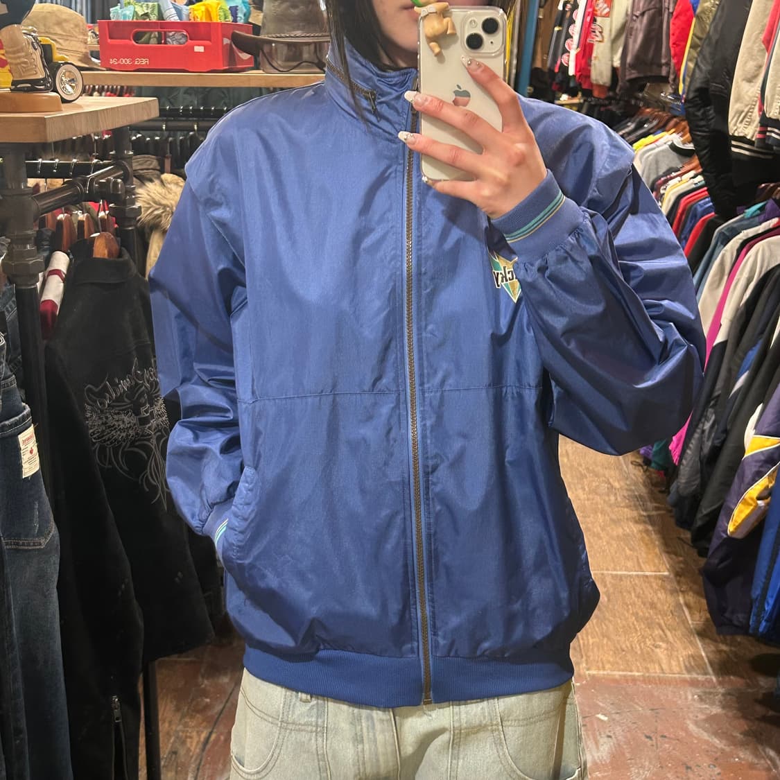 [HI] stacky 바람막이 블루 상품이미지2