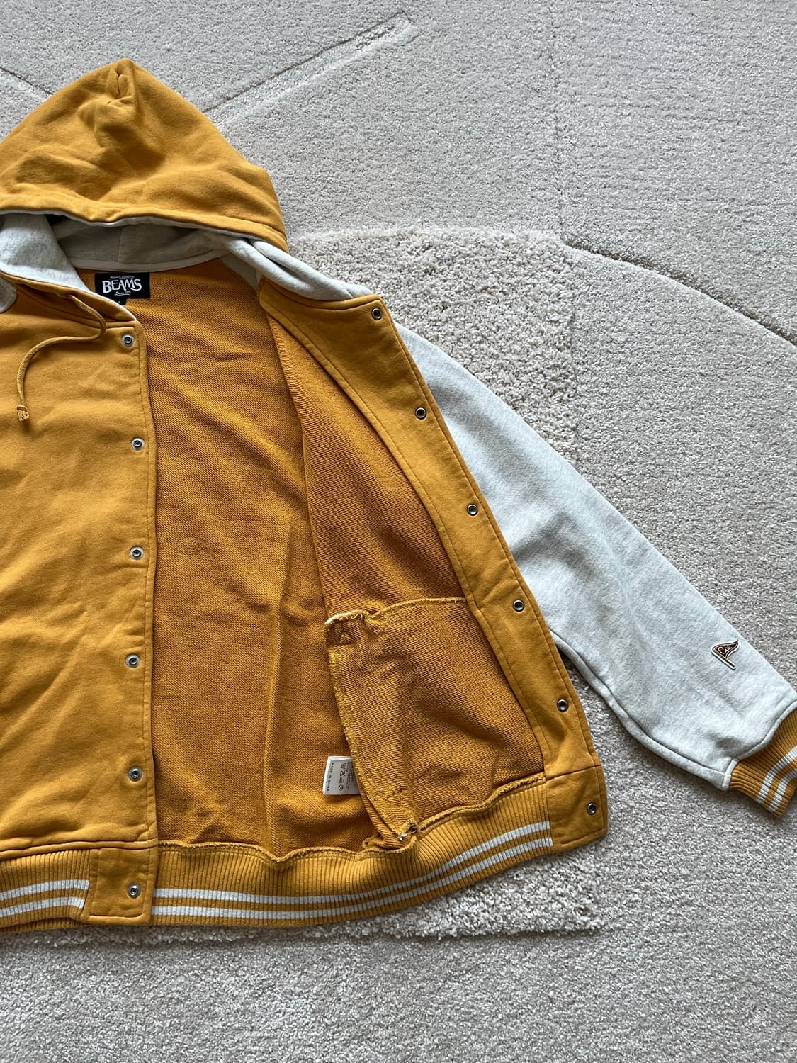 빔즈 투톤 후디 바시티 자켓 (100) 상품이미지8