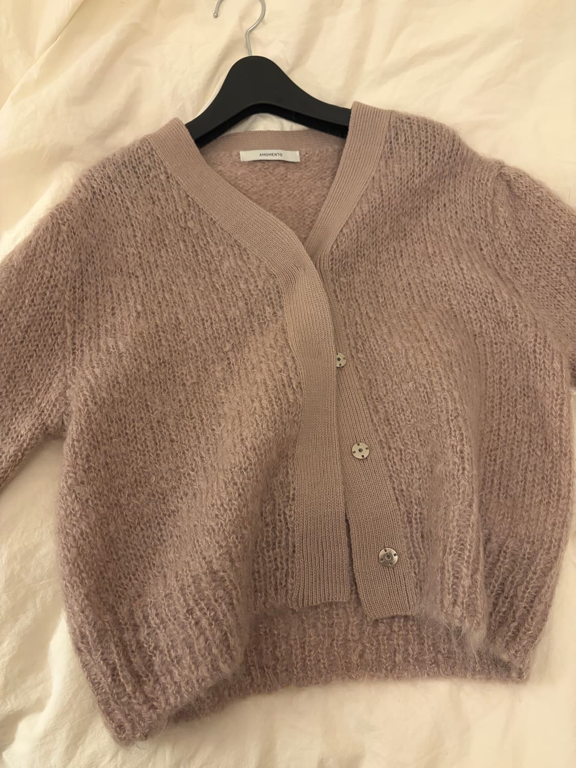 [Amomento] 아모멘토 그랜마 가디건 -핑크 상품이미지6