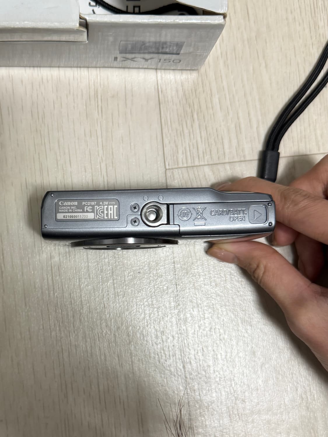 풀박스/희귀템! 캐논 익서스 ixus 160 / 익시 ixy 150 실버 상품이미지7