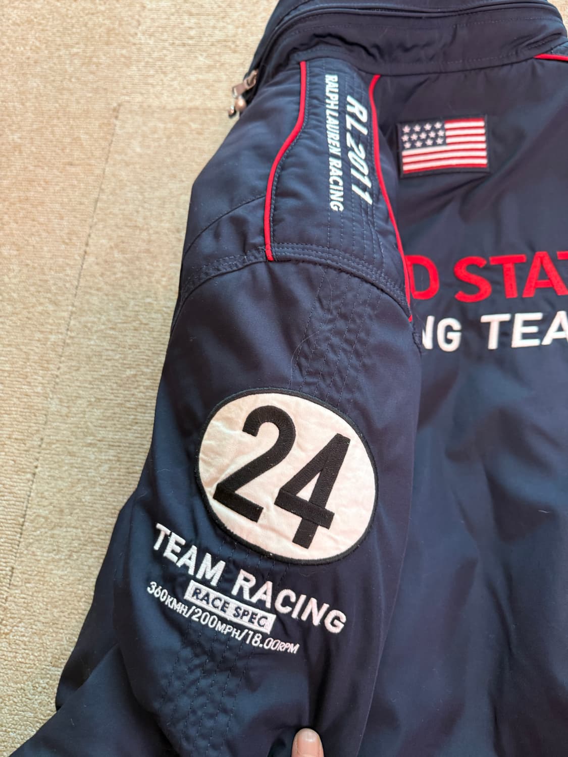 폴로 랄푸로렌 레이싱 점퍼  M  상품이미지6