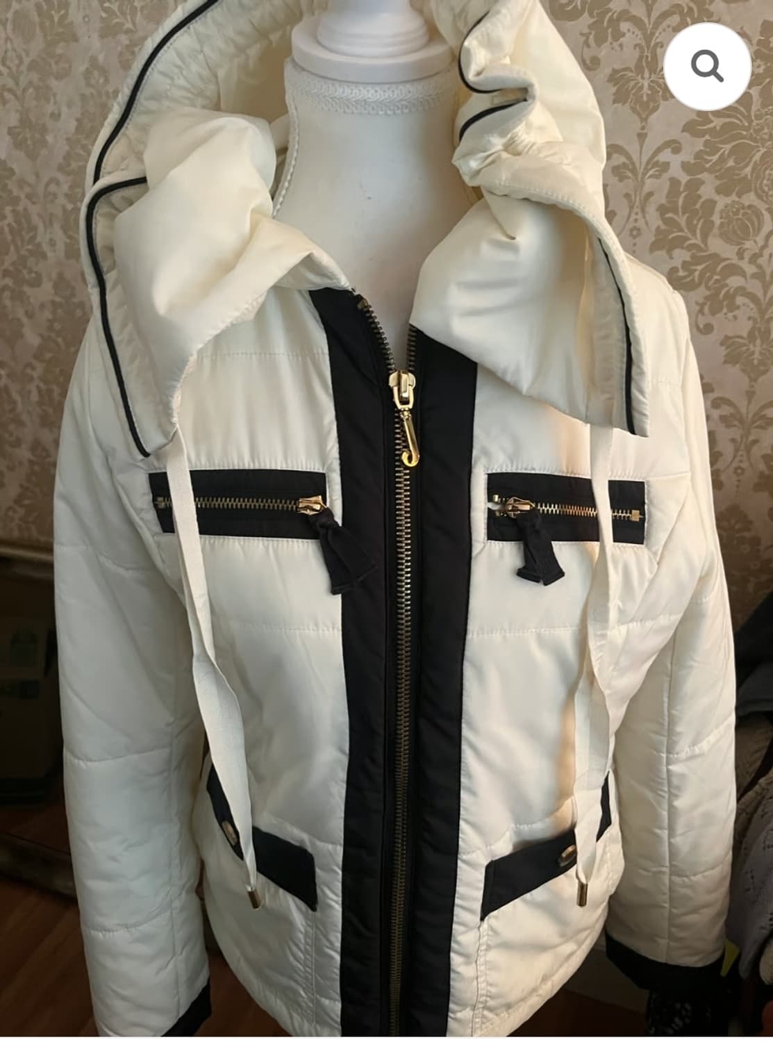 급처상태양호!쥬시꾸뛰르 세일러카라 빅카라 귀요미 패딩 점퍼 자켓 아우터 상품이미지2