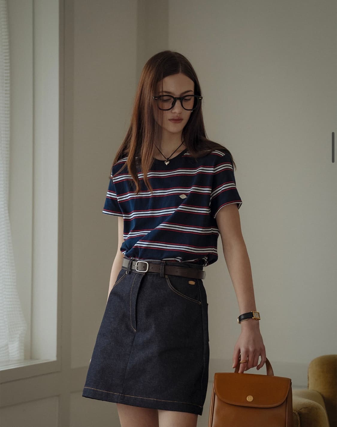 틸아이다이 스트라이프 티 상품이미지2