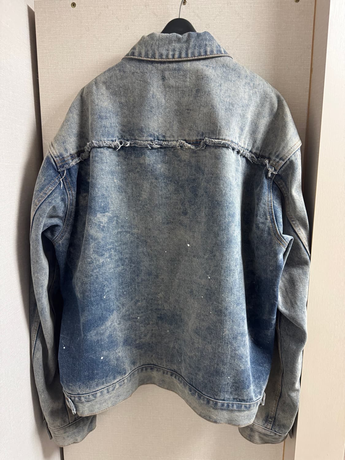 메종미네드 / 블루 워싱 지퍼 데님 자켓 / L 상품이미지2