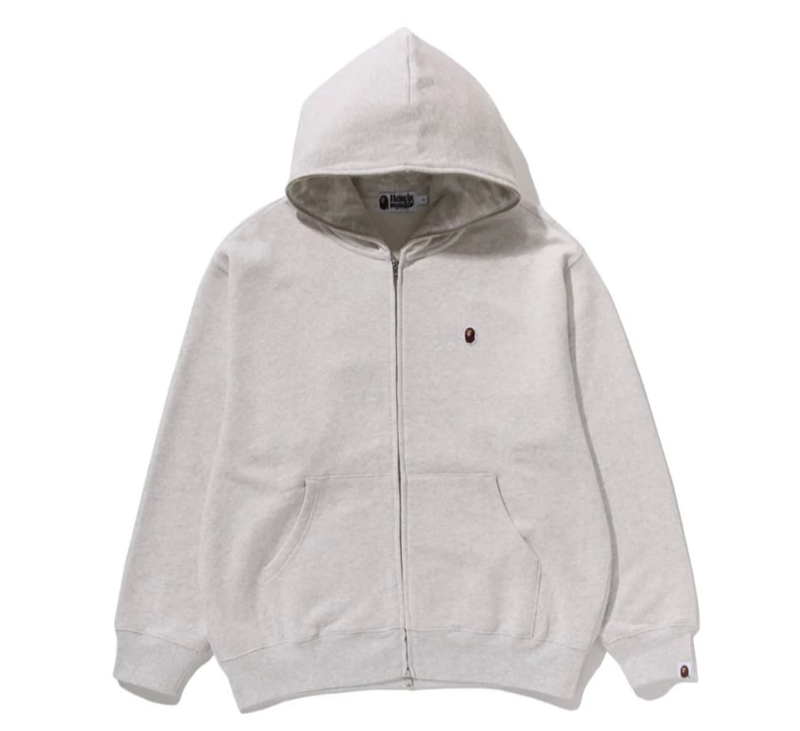 (포이즌 정품 인증 상품)베이프  원 포인트 풀 집 후디 2XL 상품이미지1