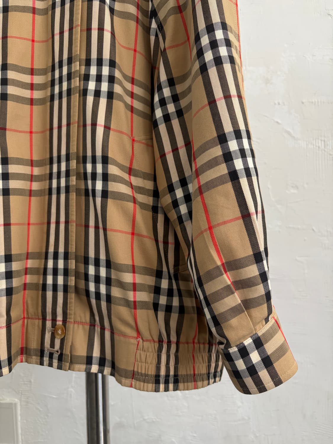 버버리 라나울 노바체크 헤링턴 자켓 상품이미지4